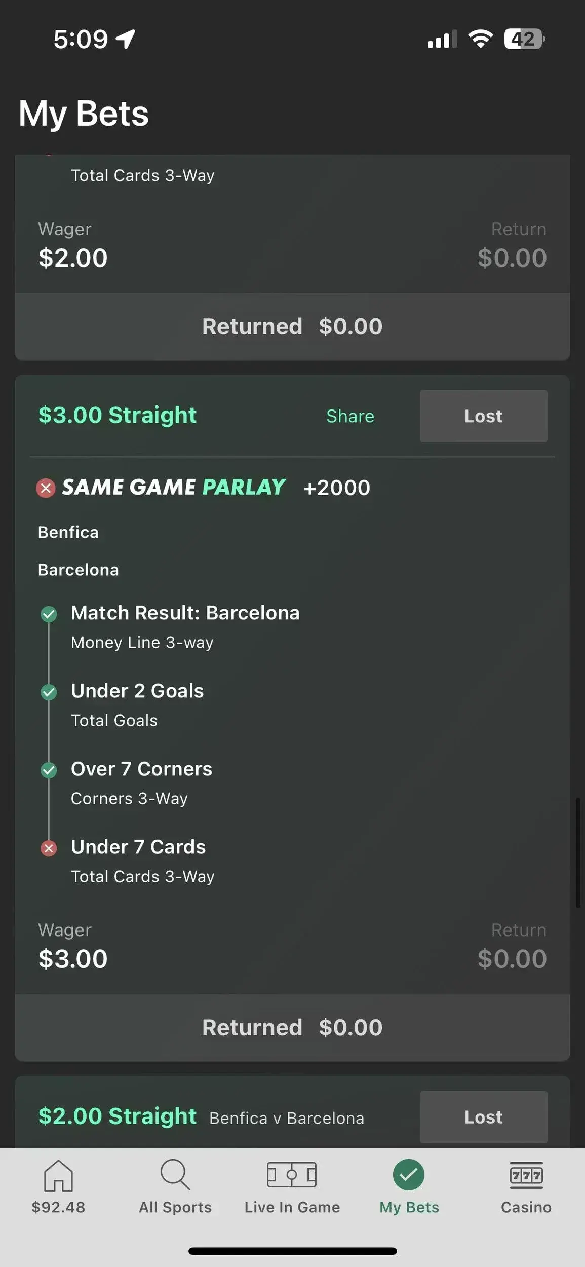 Bet365 Képernyőkép 2